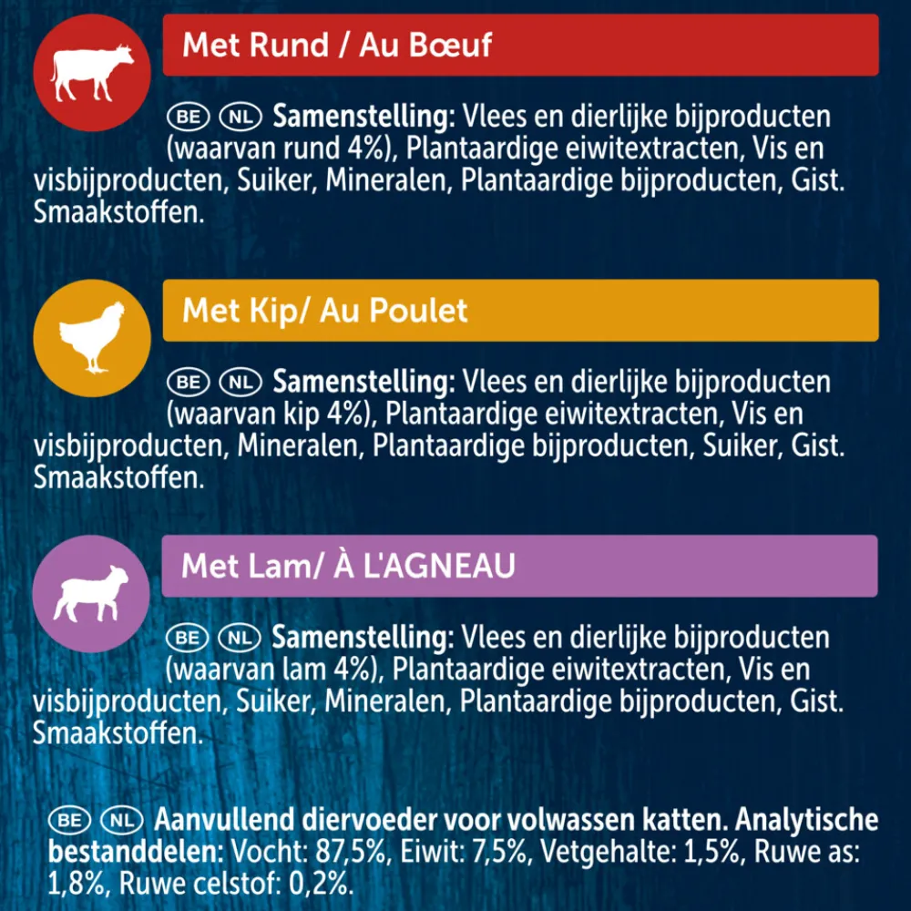 Kattenvoer<Felix Soup Countryside Selectie 6 x 48 gr