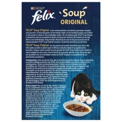 Kattenvoer<Felix Soup Countryside Selectie 6 x 48 gr