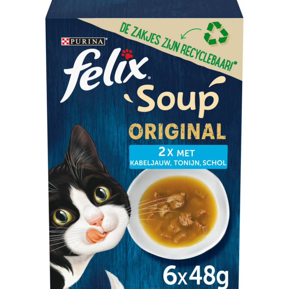 Sale Soup Vis Selectie 6 x 48 gr Kattenvoer