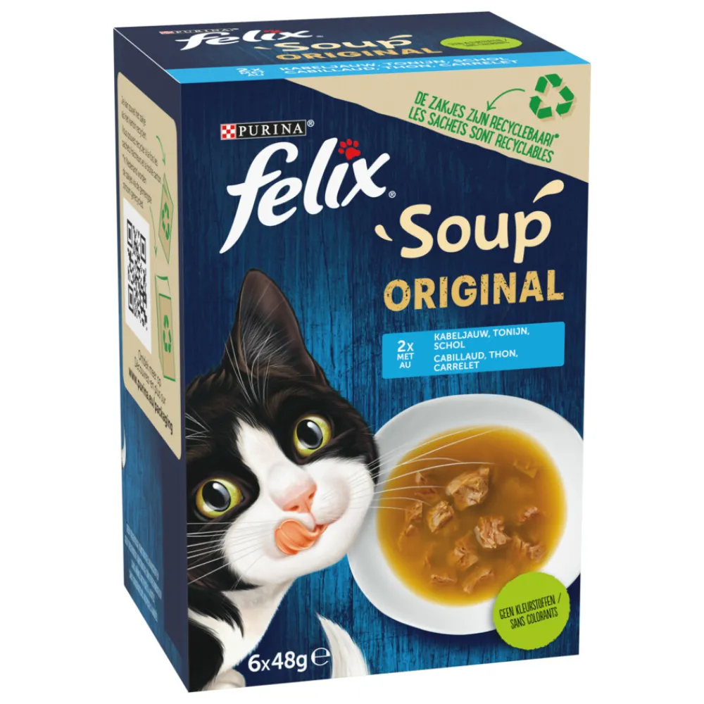 Sale Soup Vis Selectie 6 x 48 gr Kattenvoer