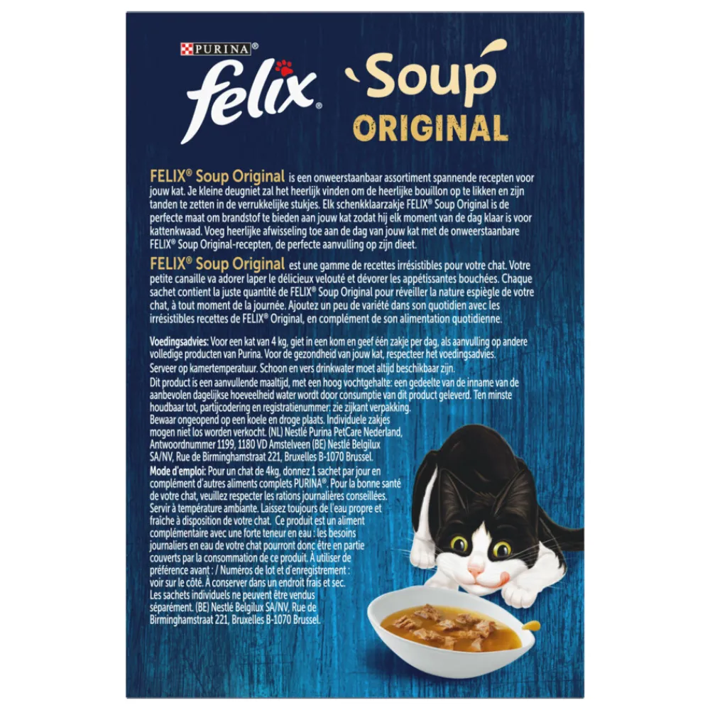 Sale Soup Vis Selectie 6 x 48 gr Kattenvoer