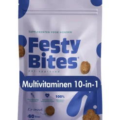 Snacks<FestyBites Multivitaminen Hondensnack 180 gr