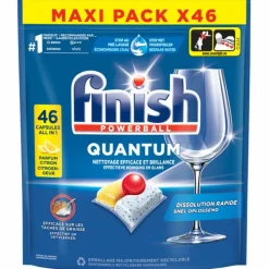 Machineafwas<Finish Quantum Vaatwastabletten Citroen 46 stuks