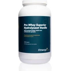 Sportvoeding & Drank<Fittergy Supplements Pro Whey Superior Hydrolysate Vanille 1000 gr