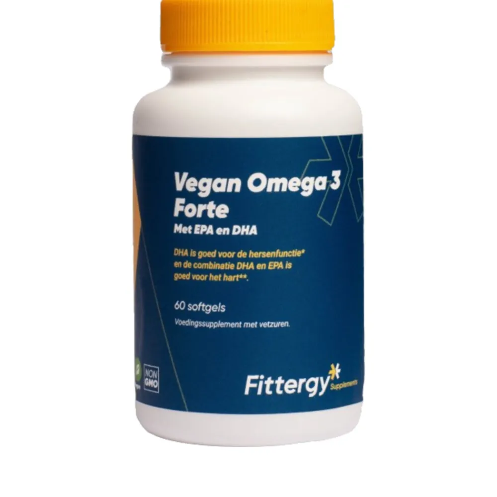 New Vegan Omega 3 Forte 60 Softgels Hart, Bloed & Cholesterol