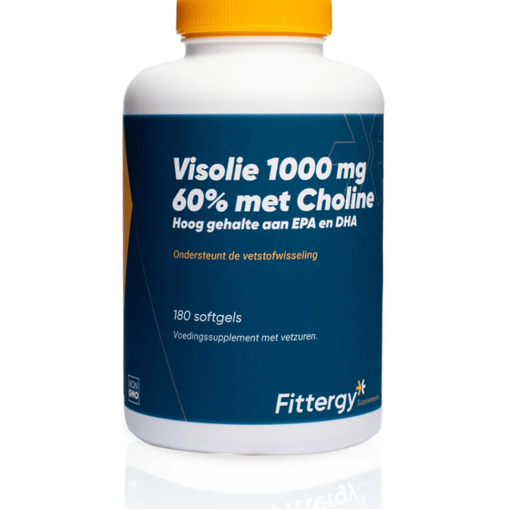 Visolie 1000mg 60% Met Choline 180 softgels Hart, Bloed & Cholesterol