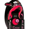 Halsbanden & Uitlaten<Flexi Rollijn Classic Koord 5 mtr tot 12 kg Rood