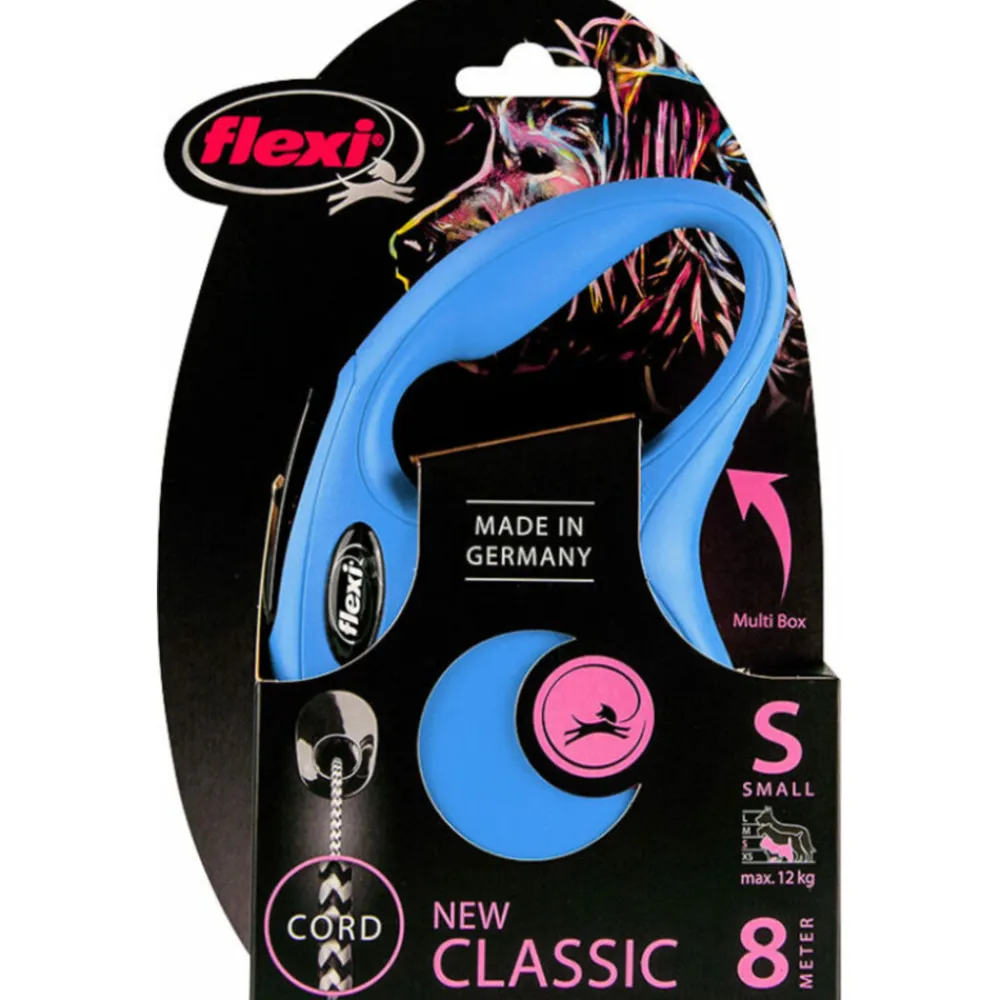 Rollijn Classic Koord 8 mtr tot 12 kg Blauw^Flexi Sale