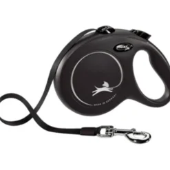 New Rollijn Classic Tape 5 mtr tot 50 kg Zwart Halsbanden & Uitlaten