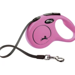 Sale Rollijn Classic Tape 5 mtr tot 15 kg Roze Halsbanden & Uitlaten