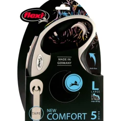 Halsbanden & Uitlaten<Flexi Rollijn New Comfort Tape 5 mtr tot 60 kg Zwart