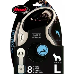 Rollijn New Comfort Tape 8 mtr tot 50 kg Zwart^Flexi Discount