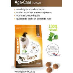 Age Care Kattenvoer Gevogelte 2,5 kg^Fokker Online