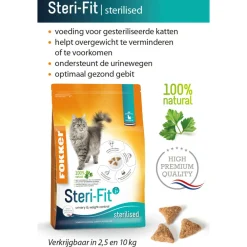 Cat Steri-Fit 10 + 2 kg^Fokker Outlet