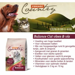 New Country Balance Kattenvoer Vlees & Vis 10 kg Kattenvoer