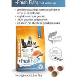 Hot Fresh Fish Kattenvoer Verse Zalm 2,5 kg Kattenvoer