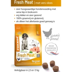 Fresh Meat Hondenvoer Kip 2,5 kg^Fokker Outlet