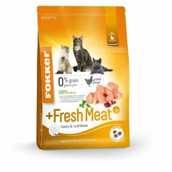 Kattenvoer<Fokker Fresh Meat Kattenvoer Verse Kip 2,5 kg