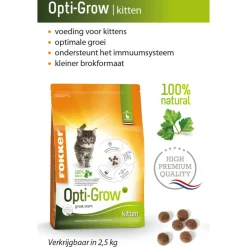 Sale Opti Grow Kitten Kattenvoer Gevogelte 2,5 kg Kattenvoer