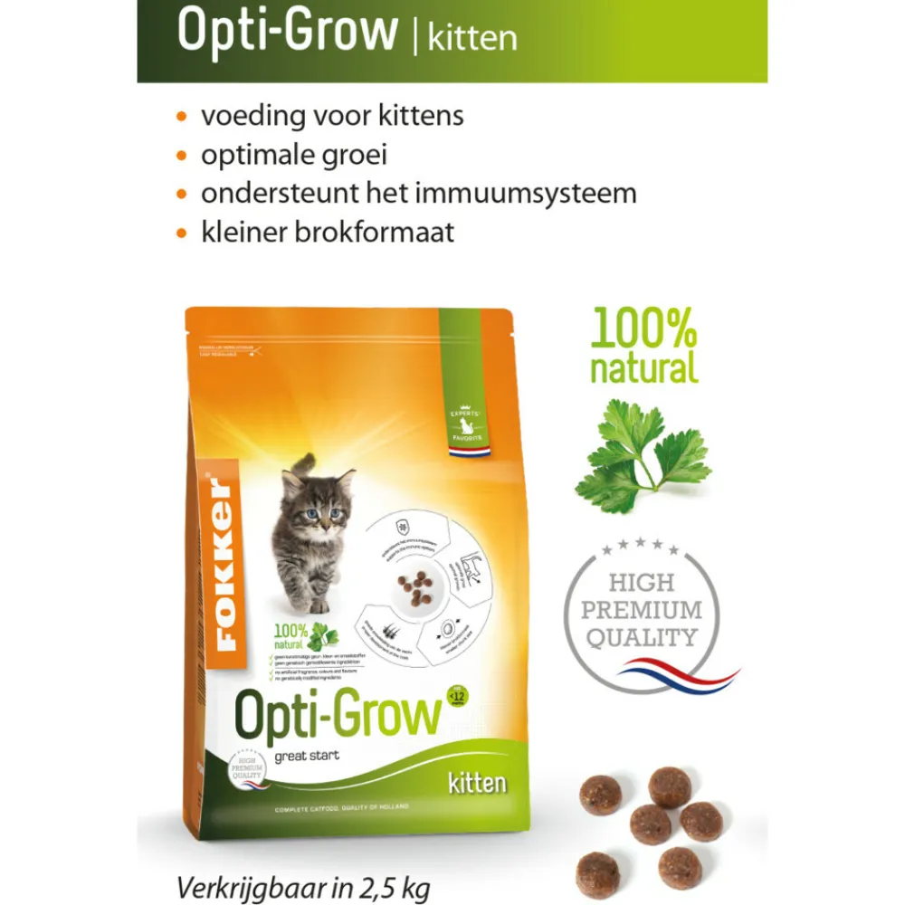 Sale Opti Grow Kitten Kattenvoer Gevogelte 2,5 kg Kattenvoer
