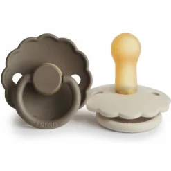 New Fopspeen Daisy maat 2 6-18 mnd Croissant Portobello 2 stuks Flessen & Spenen