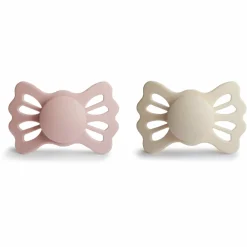 Flessen & Spenen<Frigg Fopspeen Lucky maat 2 6-18 mnd Cream Blush 2 stuks