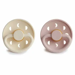 Flessen & Spenen<Frigg Fopspeen Moon maat 2 6-18 mnd Blush Cream 2 stuks