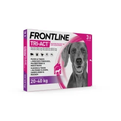 Vlo, Teek & Worm<Frontline Tri-Act Anti Vlooien en Teken Druppels L 3 pipetten