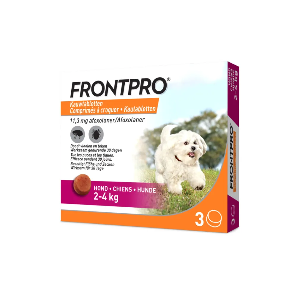 New Hond S 2-4 kg 3 tabletten Vlo, Teek & Worm