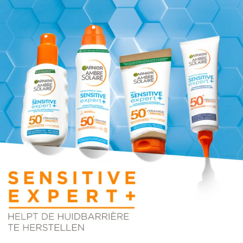 Hot Ambre Solaire Sensitive Expert+ Kids Zonnebrandmelk SPF 50+ 175 ml Zonbescherming
