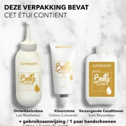 New Belle Color Permanente Crèmekleuring 63 Goudblond Haarkleuring