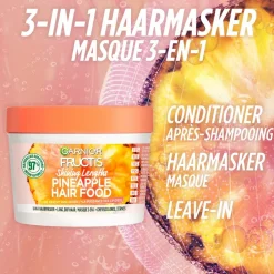Haarmasker<Garnier Fructis Pineapple Hair Food Haarmasker 400 ml