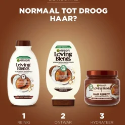Loving Blends Kokosmelk en Macadamia Haarmasker 340 ml^Garnier Clearance