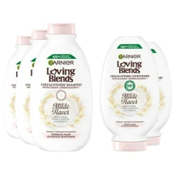 Loving Blends Milde Haver - Shampoo 3x 300 ml & Conditioner 2x 250 ml – Pakket^Garnier New
