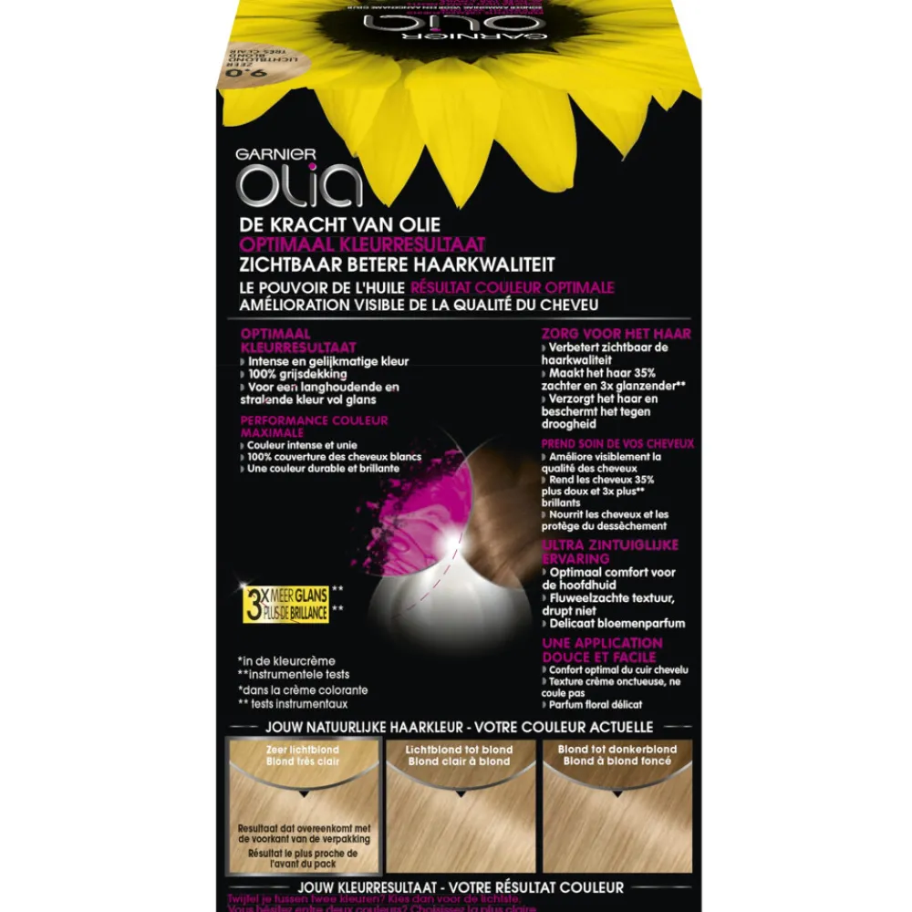 Haarkleuring<Garnier Olia Permanente Crèmekleuring 9.0 Zeer Lichtblond