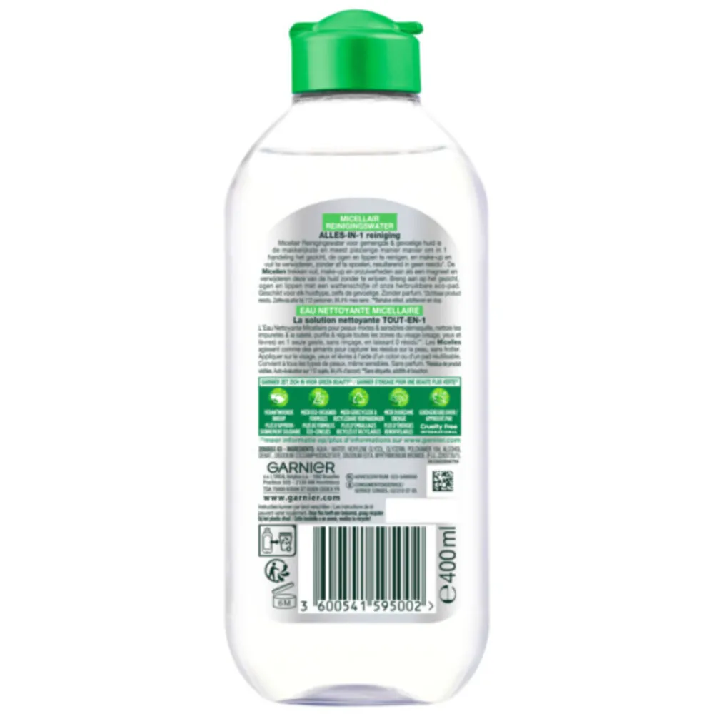 Make-Up Remover|Reiniging<Garnier SkinActive Micellair Reinigingswater voor Gemengde Huid 400 ml