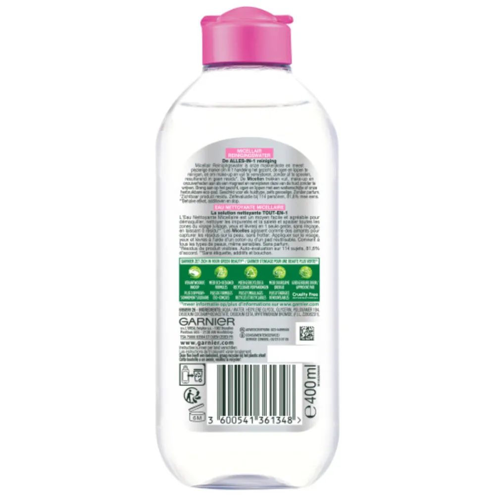 Make-Up Remover|Reiniging<Garnier SkinActive Micellair Reinigingswater voor Gevoelige Huid 400 ml