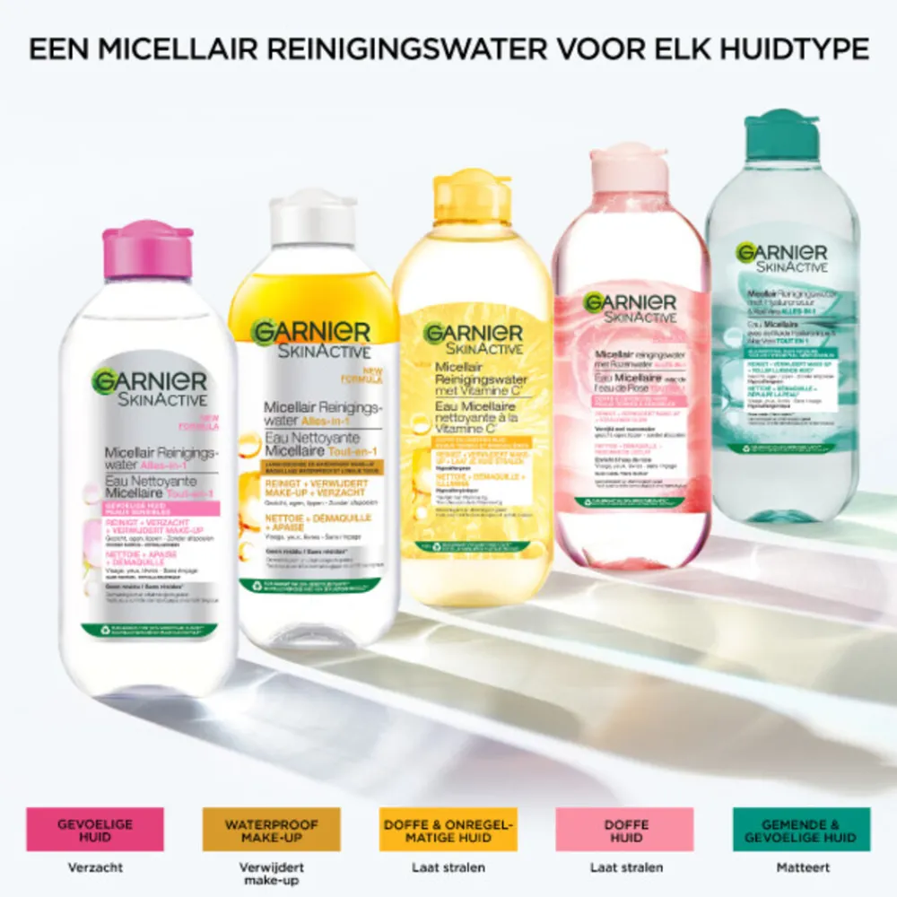 Make-Up Remover|Reiniging<Garnier SkinActive Micellair Reinigingswater voor Gevoelige Huid 400 ml
