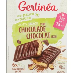 Snacks & Tussendoortjes<Gerlinea Crusty Snack Pure Chocolade 6 x 102 gr