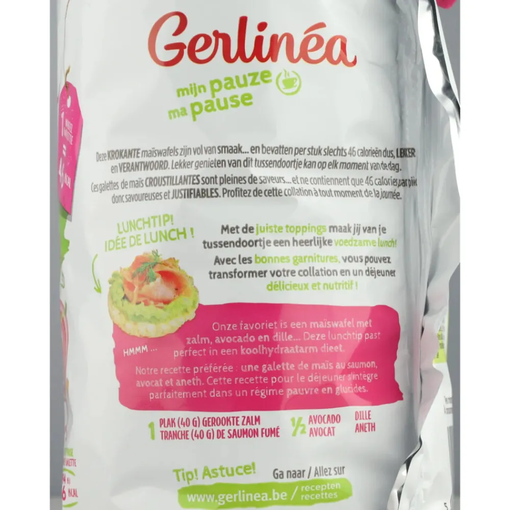 Brood & Crackers<Gerlinea Maïswafel Roomkaas & Bieslook 123 gr