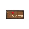 Chocolade<Gijsbert Van Abeele Chocolade Tablet Melk I Love You 110 gr
