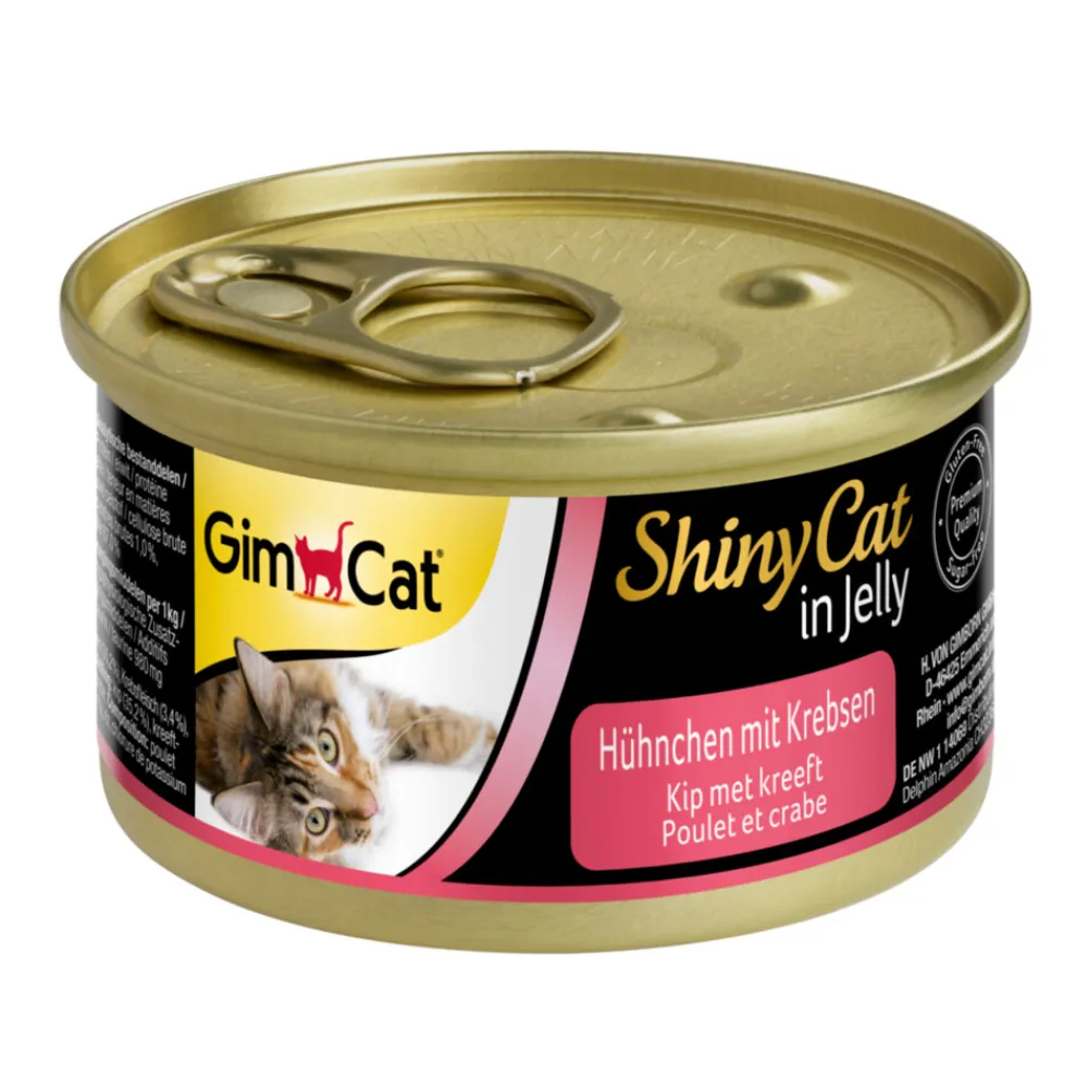 Clearance ShinyCat in Jelly Kip & Kreeft 70 gr Kattenvoer