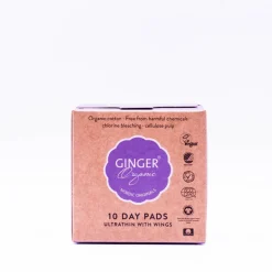 Maandverband Dag 10 stuks^Ginger Organic Hot