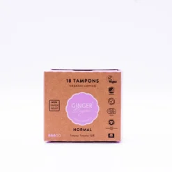 Tampons Normaal 18 stuks^Ginger Organic New