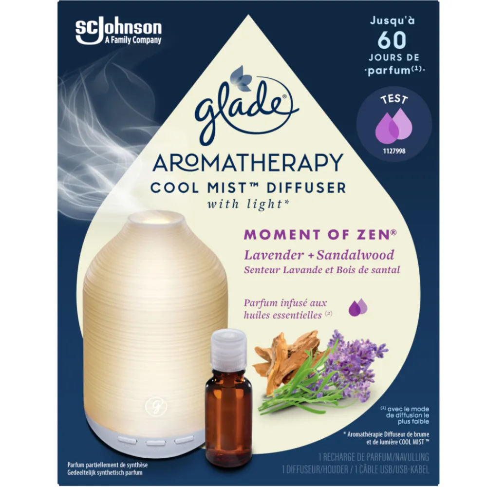 Luchtverfrisser<Glade Diffuser Aromatherapy Cool Mist Houder Moment Of Zen 1 set