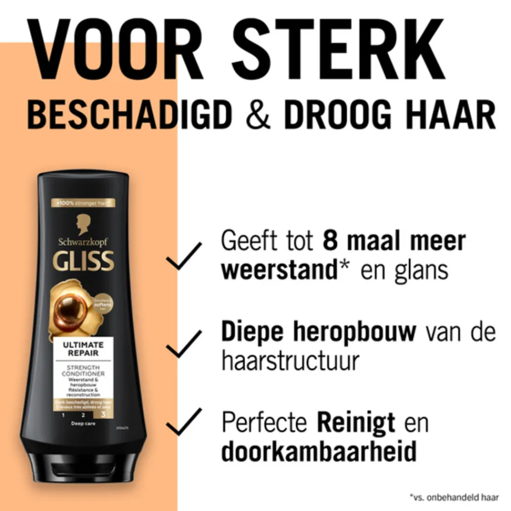 Conditioner<Gliss Conditioner Ultimate Repair 200 ml