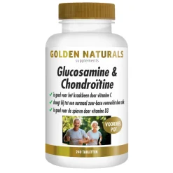 Spieren En Gewrichten<Golden Naturals Glucosamine & Chondroïtine 240 tabletten