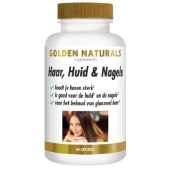 Haar, Huid & Nagels 60 vegacapsules^Golden Naturals