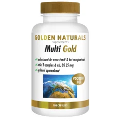 Sale Multi Gold 180 vegacapsules Multi Vitaminen En Mineralen
