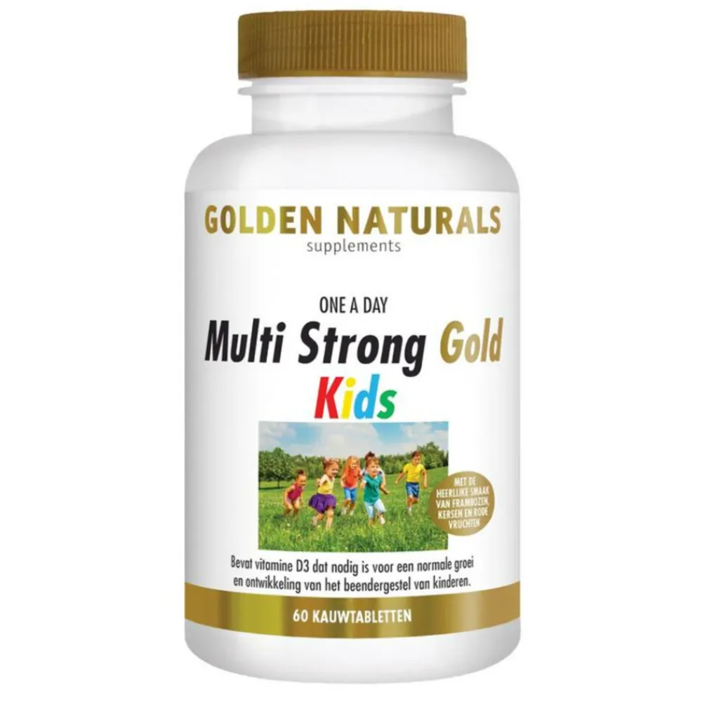 Discount Multi Strong Gold Kids 60 kauwtabletten Vitaminen Kind